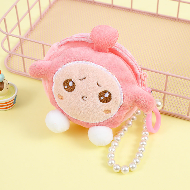 Trendy Cartoon Egg Cute Pendant Prize Coin Purses