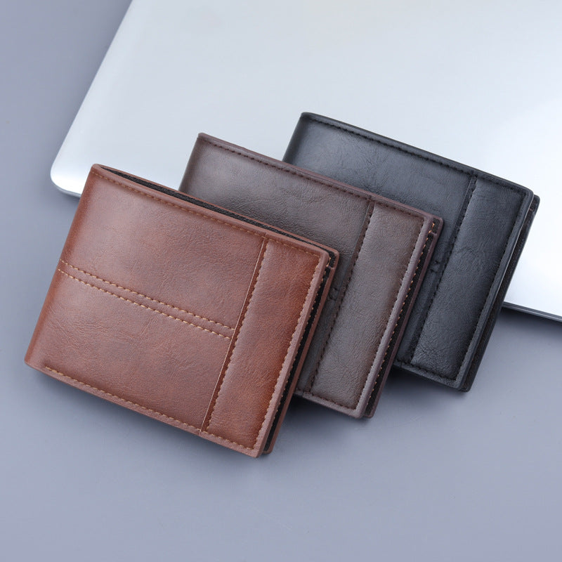 Slouchy Men's Short Integrated Multifunctional Business Men's Wallet