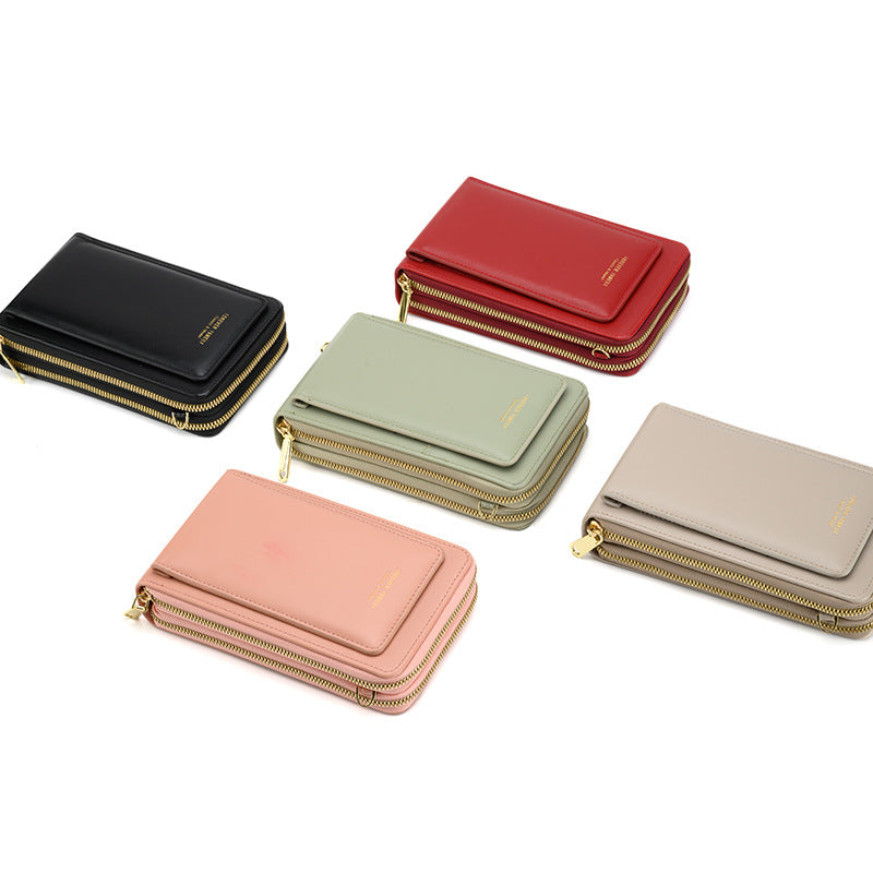 Touch Screen Zipper Spring Shot Korean Bags