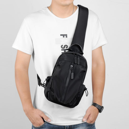 Men's Business Trip Oxford Cloth Fashion Men's Chest Bags