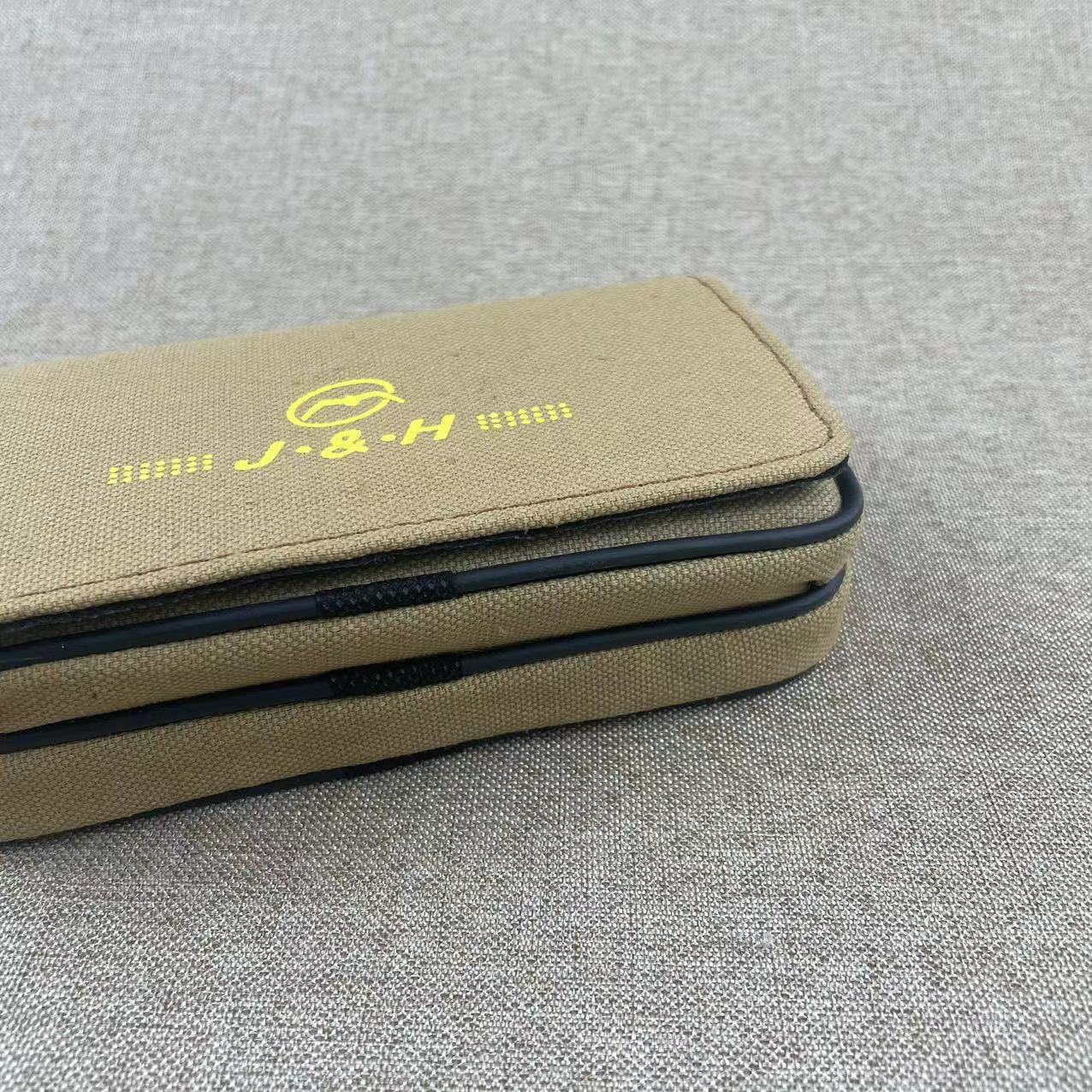 Men's Canvas Mobile Manual Work Horizontal Phone Bags