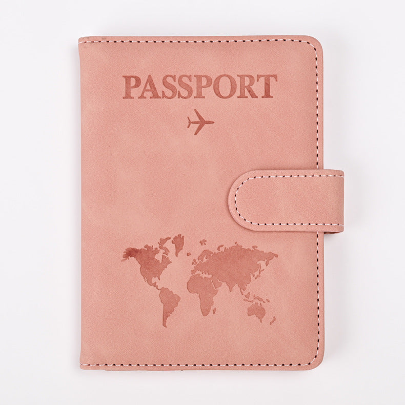Color Changing Map Passport Cover Ticket Card Holder