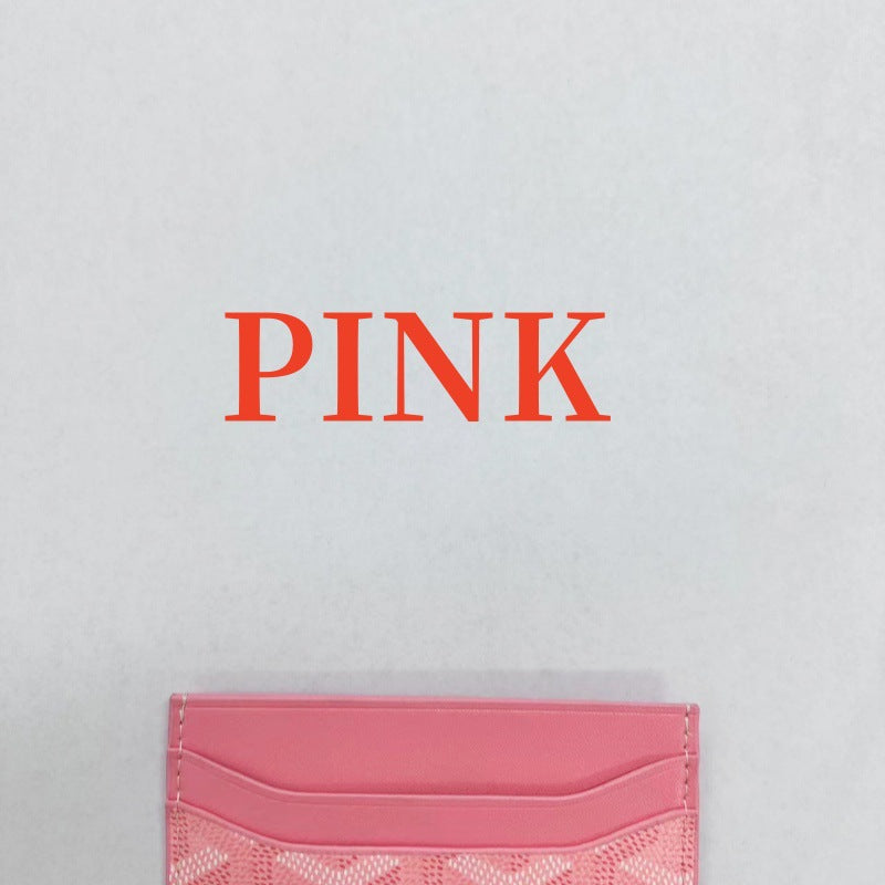 Women's & Men's & Credit Dog Teeth Elegant Clamp Card Holder