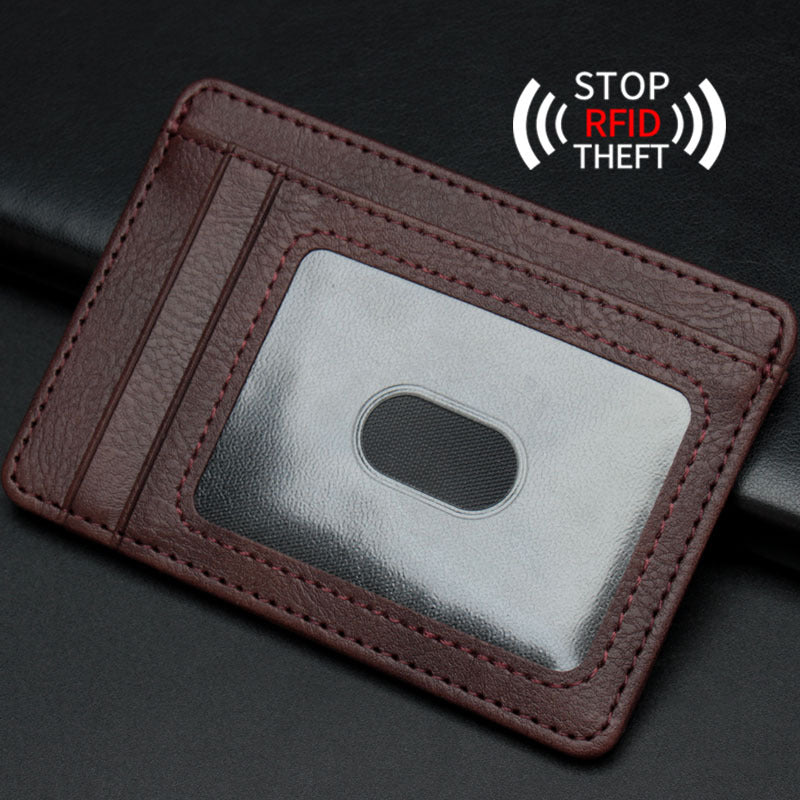 Slots Horizontal Vertical Bank Position Transparent Window Card Holder