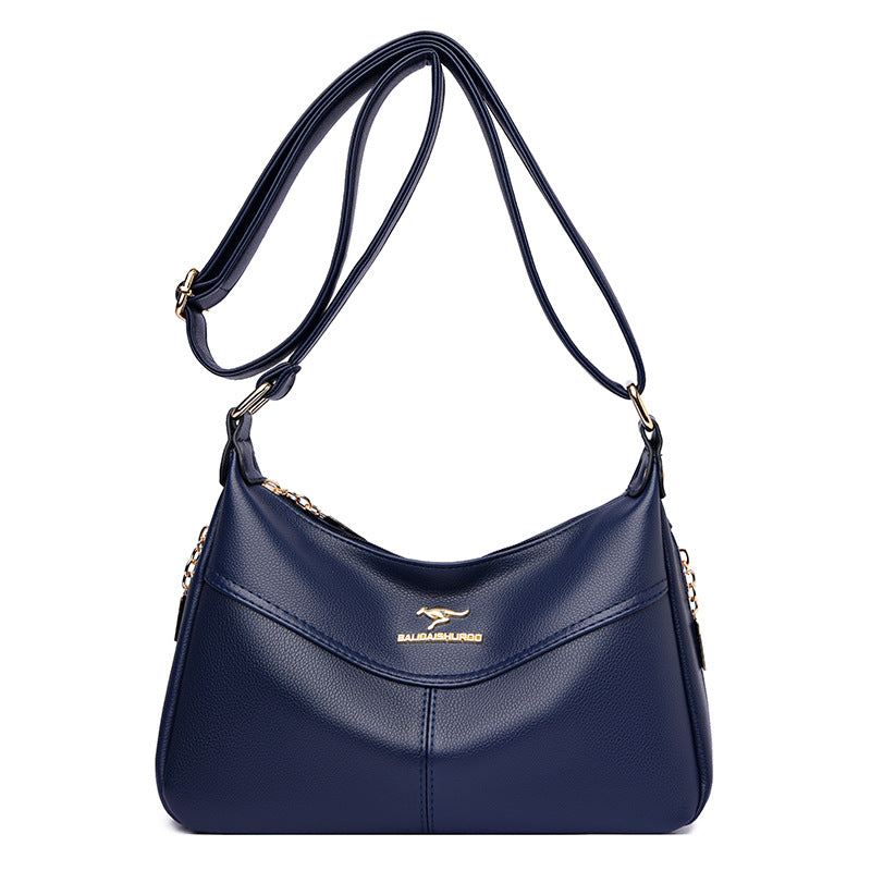 Women's Korean Style Stitching Large Capacity Mom Crossbody Bags