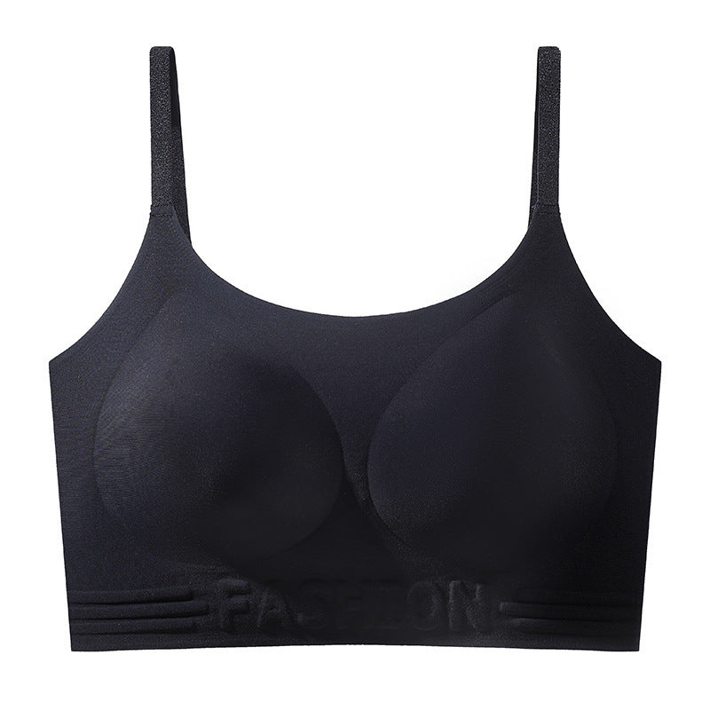 Women's Liquid Foundation Underwear Opaque Spaghetti Strap Breast Bras