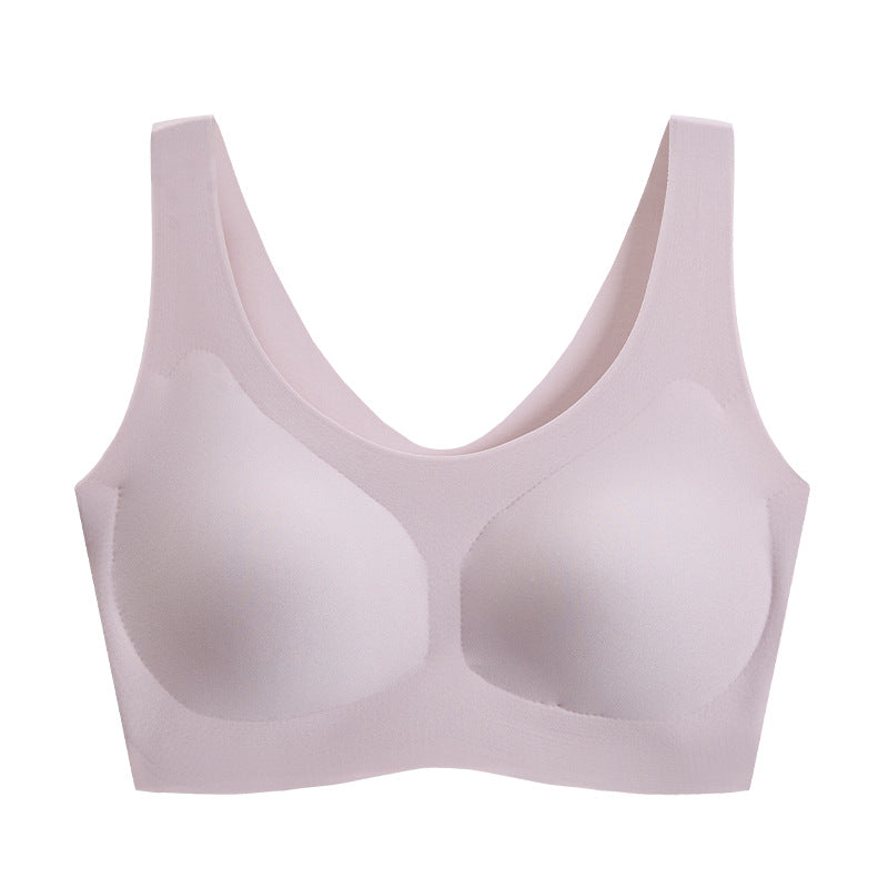 Women's Back Big Chest Small No Steel Bras