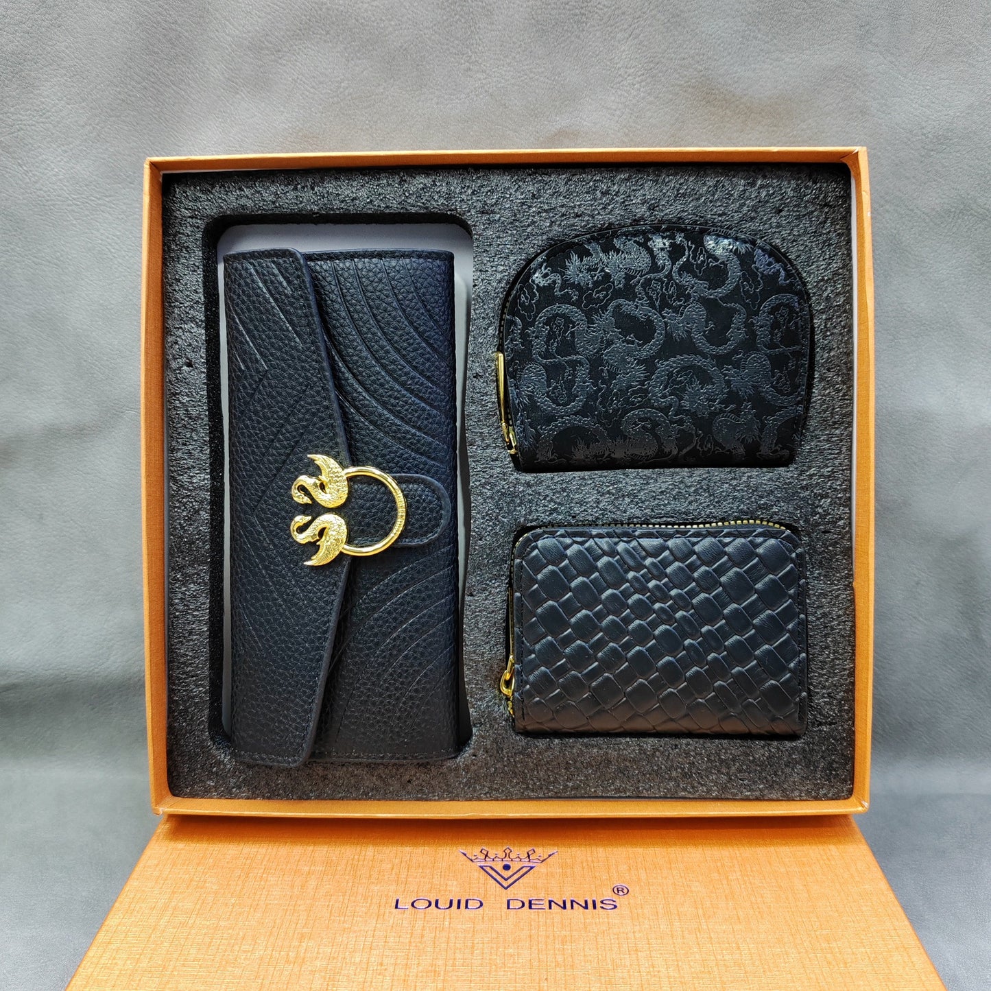 Stylish Pretty Three-piece Gift Box Sets Card Holder