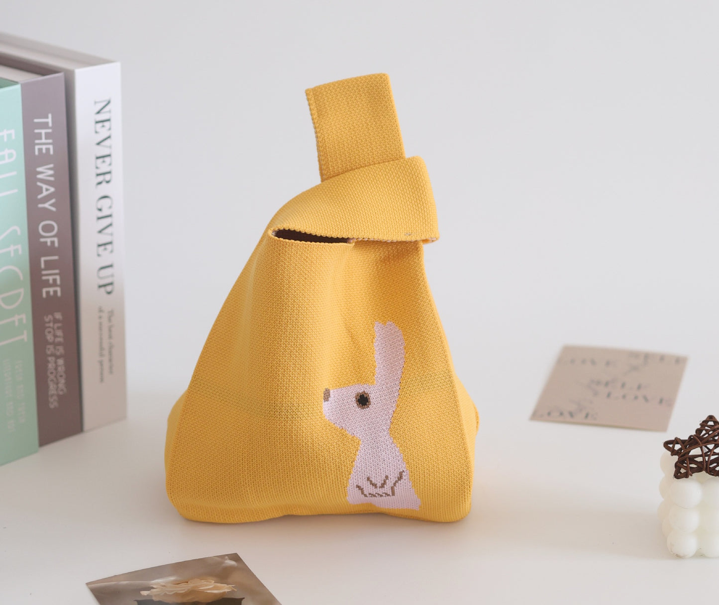 Unique Women's Knitted Woven Vest Simple Handbags