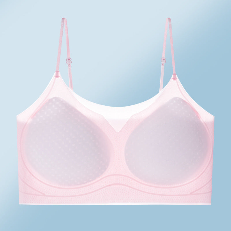 Silk Back Shaping Summer Thin Underwear Everyday Bras