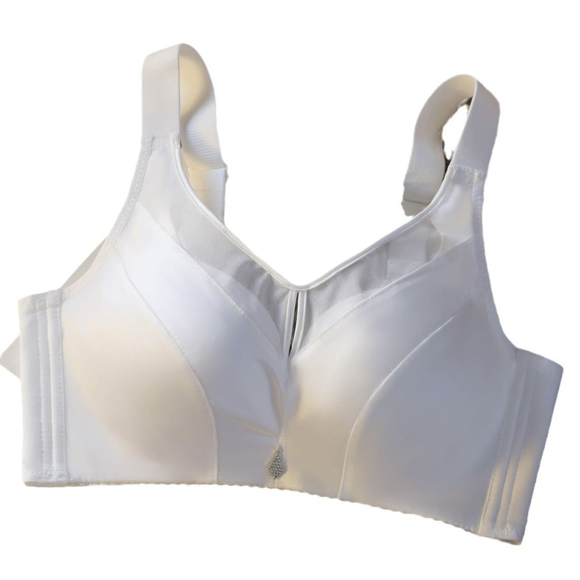 Light Luxury Satin Tube Top Big Bras