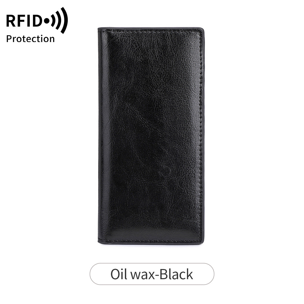 Women's Long Simple Solid Color Credit Multifunctional Card Holder