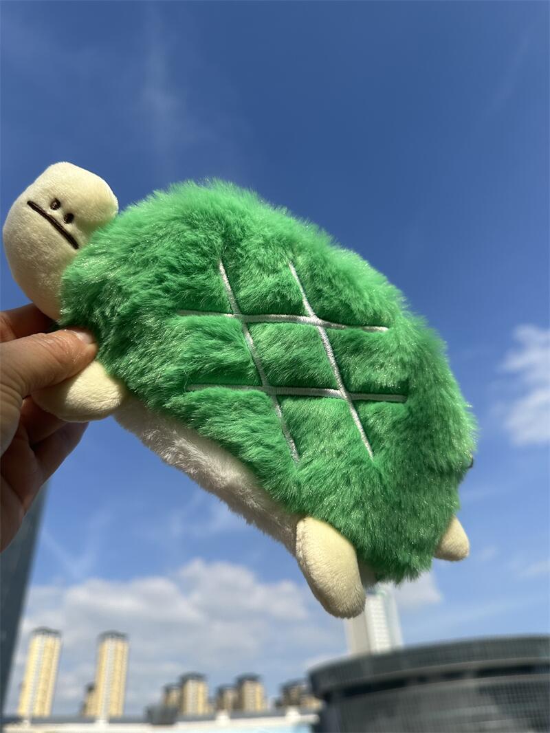 Cute Turtle Funny Expression Series Plush Doll Cushion Pencil Halter Ladies Wallet