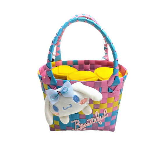 Women's & Children's & Plastic Woven Gift Basket Handbags