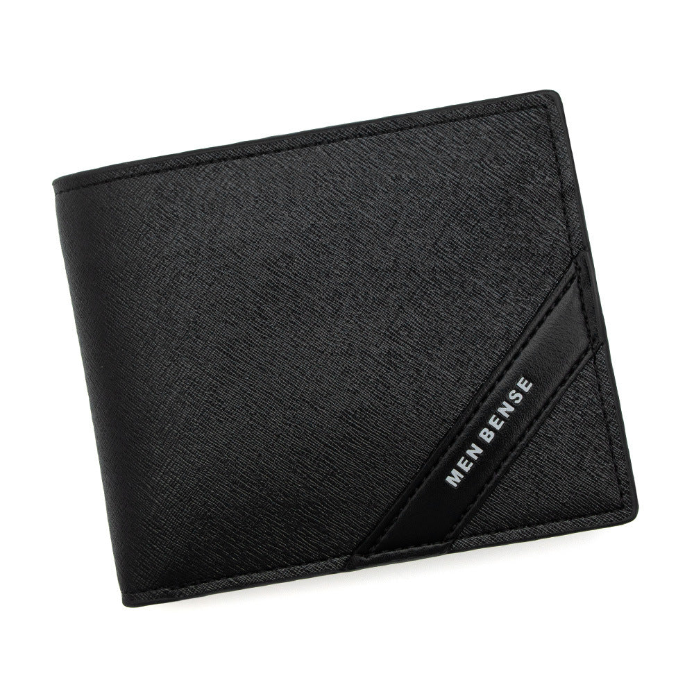 Men's Short Advanced Business Hinge Zipper Large Capacity Men's Wallet