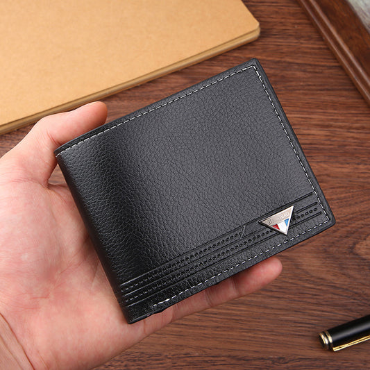Men's Short Male Youth Business Fashion Large Men's Wallets