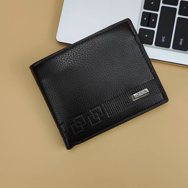 Men's Multi Slots Large Capacity Short Loose-leaf Men's Wallets