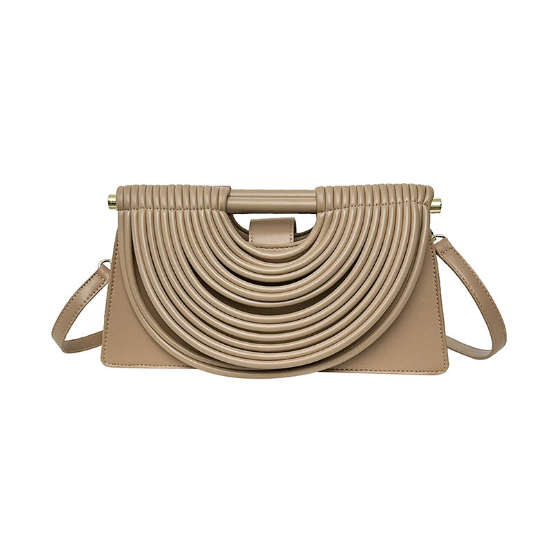 Women's Niche Woven Noodle Retro Hot Unique Women's Messenger Bag