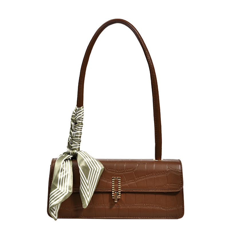 Women's French Style Underarm Niche Fashion Baguette Shoulder Bags