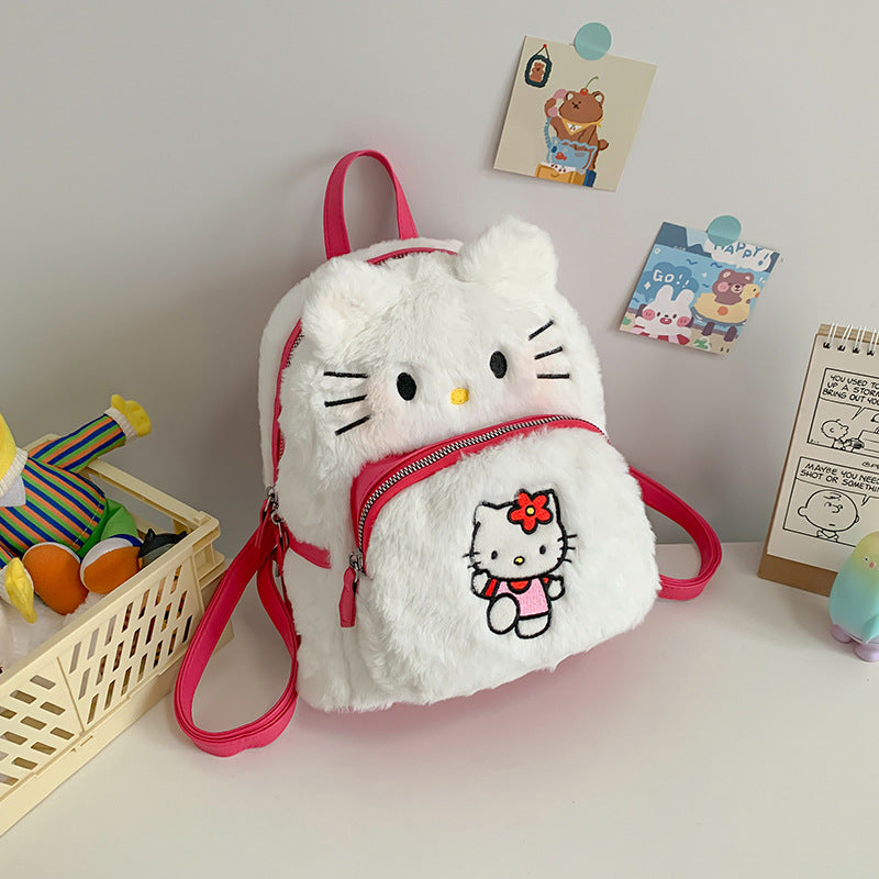 Style Cartoon Cute Furry Personalized Mini Girly Backpacks