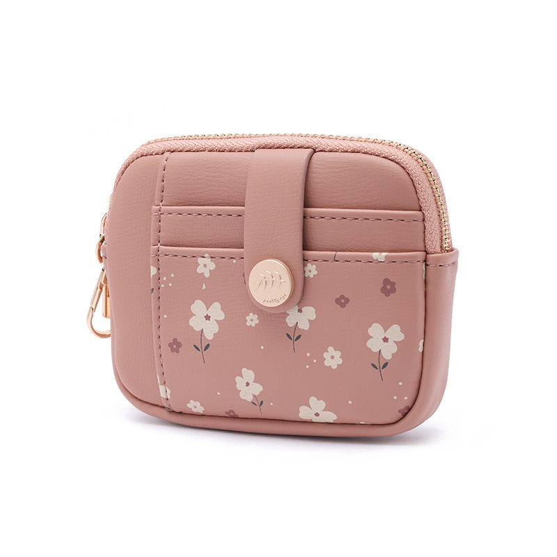 Women's Hobo Leather Short Minimalist Fashionable Printed Ladies Wallet