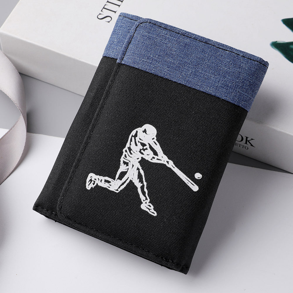 Women's & Men's & Canvas Folding Multiple Slots Minority Men's Wallets