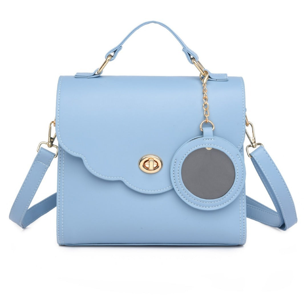 Shell Cartoon Fashion Versatile Cute Lace Badge Crossbody Bags