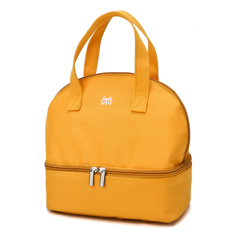 Split Portable Large Capacity Thermal Insulation Cosmetic Bags