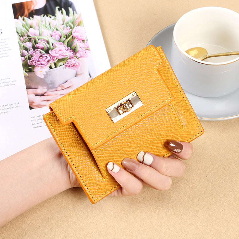 Palm Print Female Cute Large Capacity Card Holder