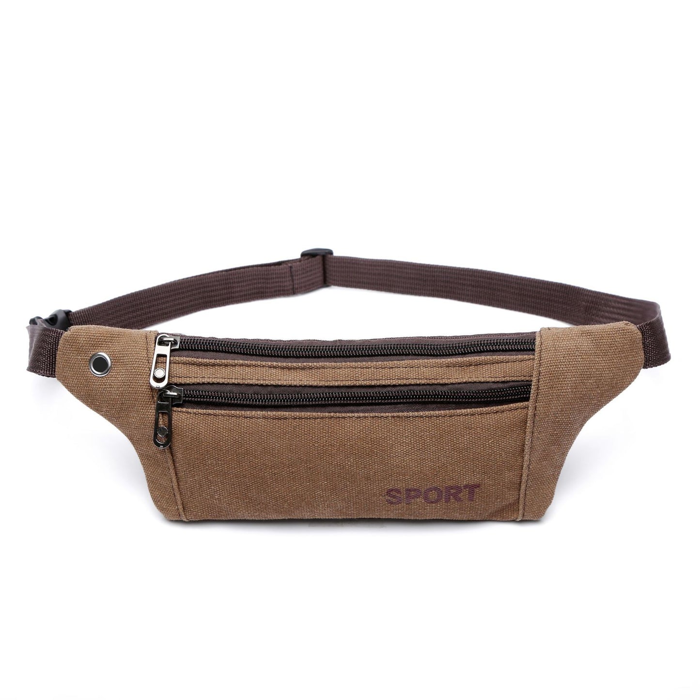 Men's Canvas Mobile Sport Climbing Running Pouch Men's Waist Packs