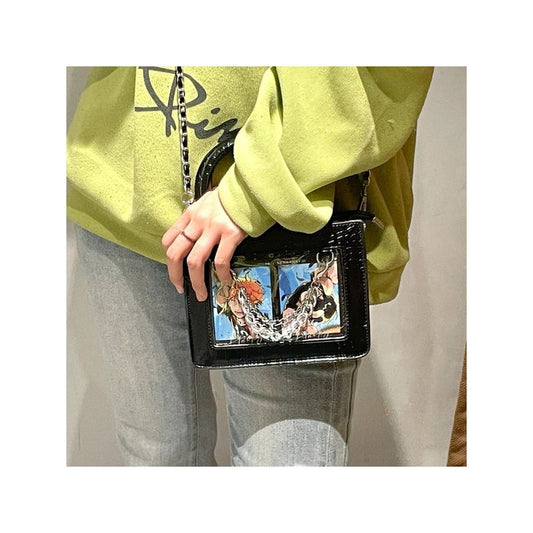 Women's Niche Spicy Transparent Versatile Daily Cartoon Shoulder Bags