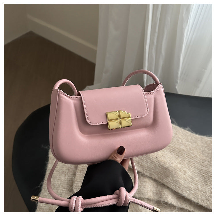 Women's Pure Color Trendy Texture Shell Style Solid Large Women's Shoulder Bag