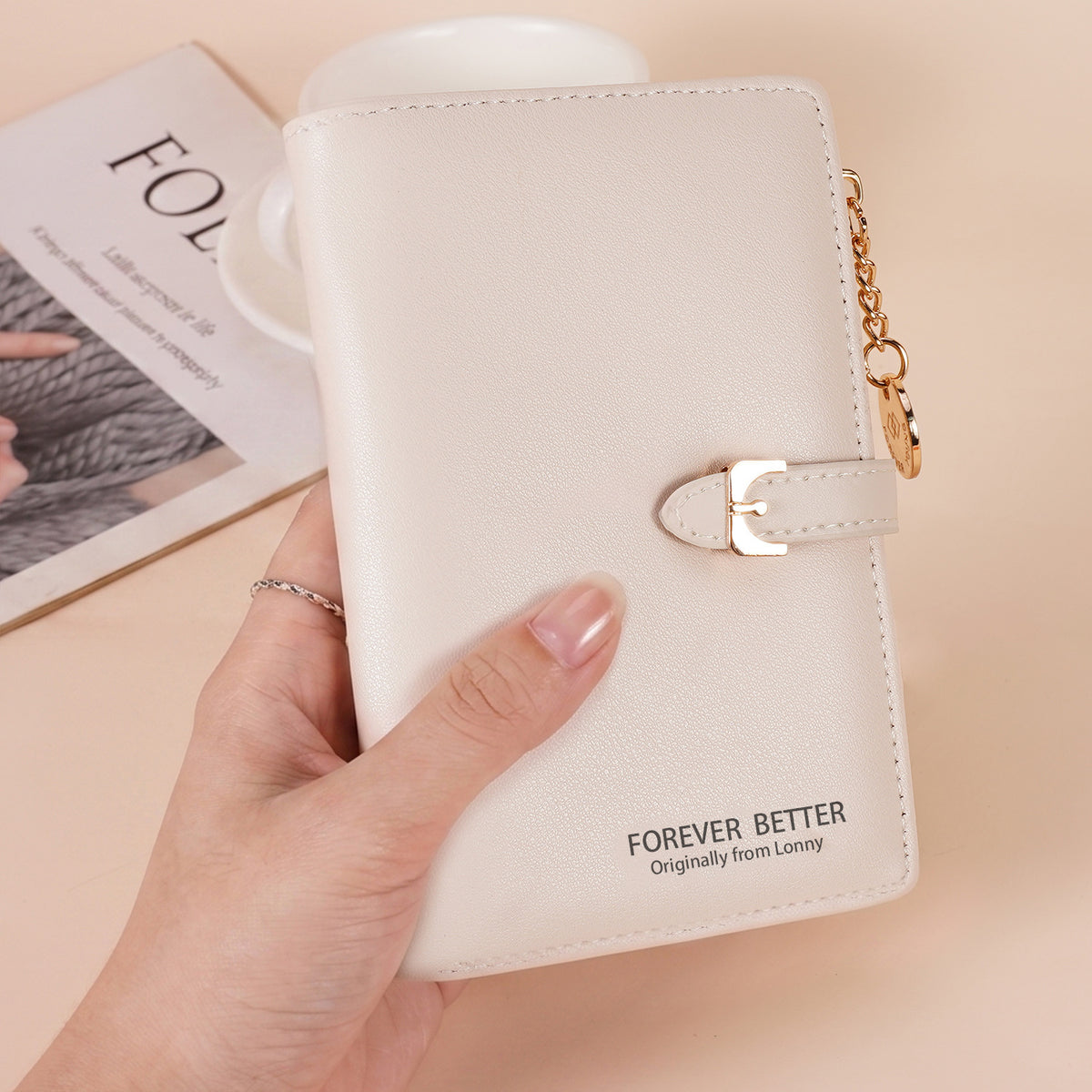 Women's Korean Large Capacity Mid-length Clutch Simple Ladies Wallet