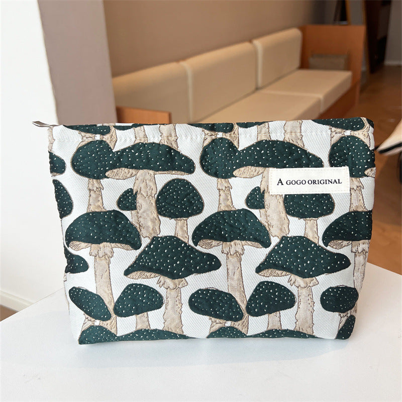 Niche Large Three-dimensional Buggy Portable Zipper Makeup Bag
