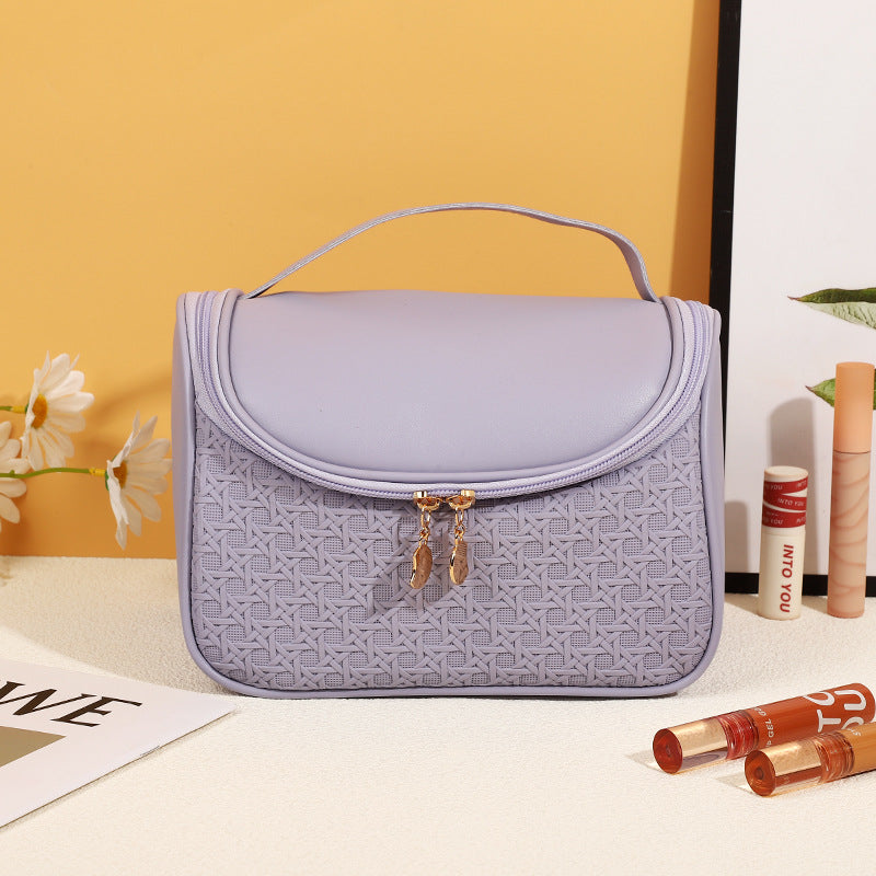 Women's Simple Portable High-grade Storage Waterproof Wash Makeup Bag