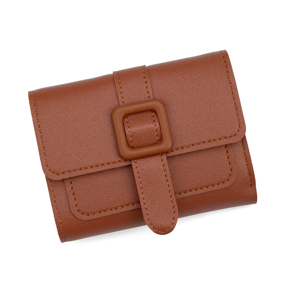 Women's Short Solid Color Summer High Sense Coin Purses