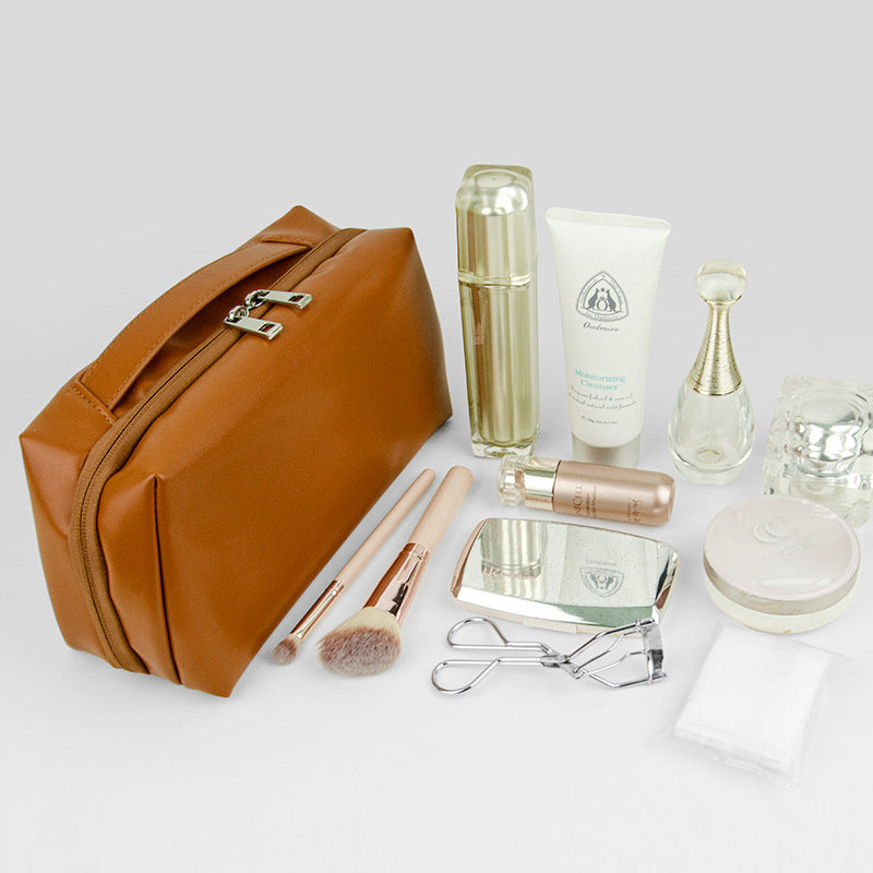 Cream Design High-grade Large Capacity Portable Makeup Bag