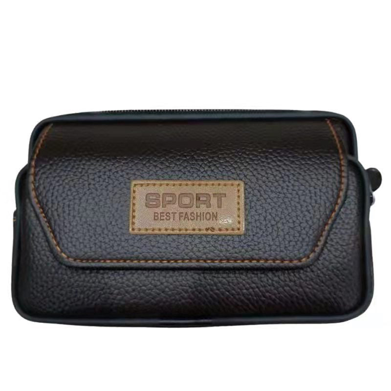 Men's New Horizontal Vertical Mobile Leather Purses