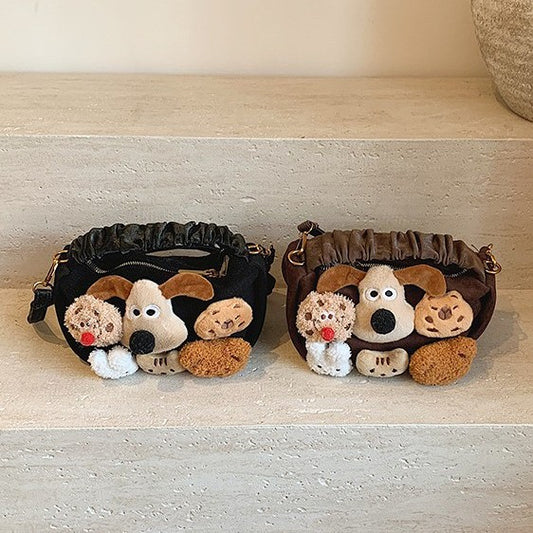 Women's Cute Fashion Doll Commuter Trendy Shoulder Bags