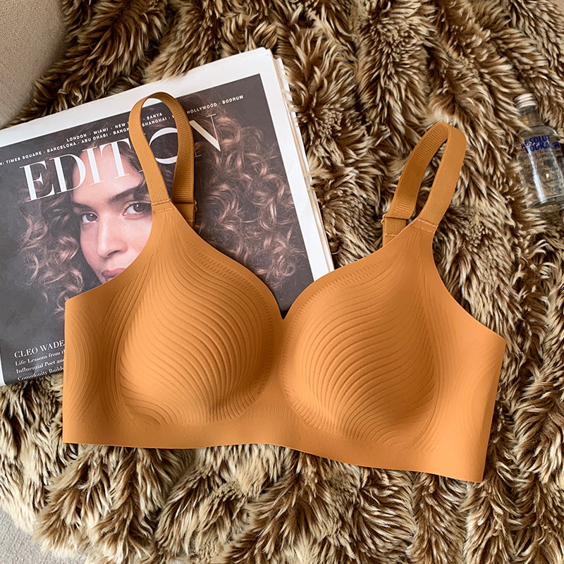 Support No Mold Cup Breasts Contracting Female Wire Lingerie Sets