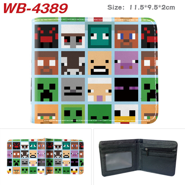 Women's & Men's & World Surrounding The Game Printing Short Men's Wallets