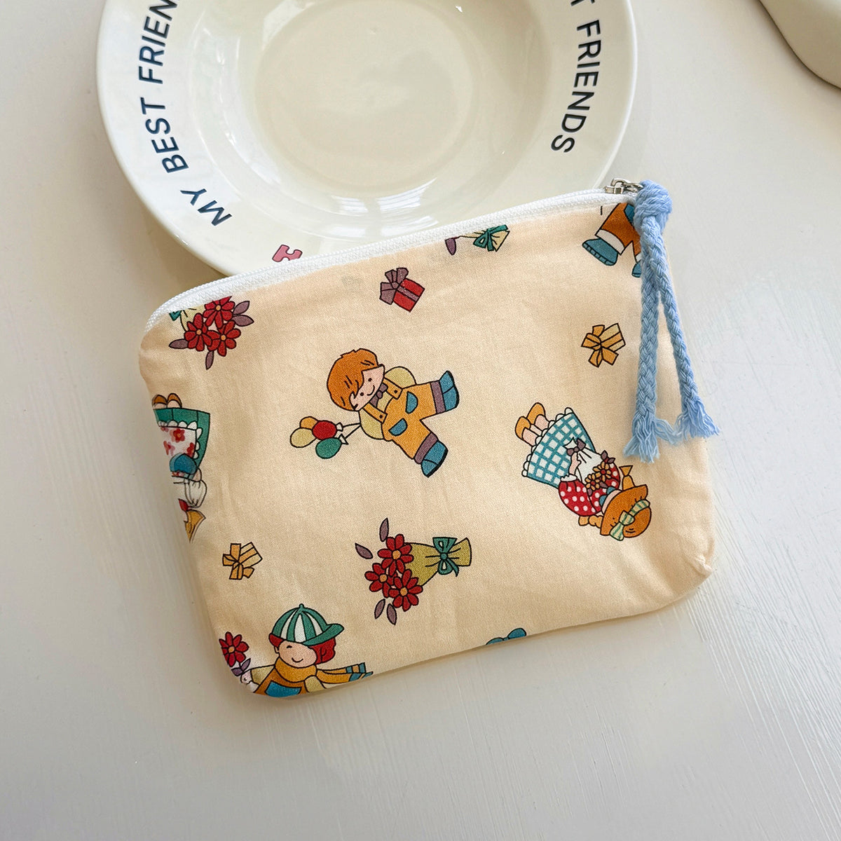 Korean Style Fresh Portable Mini Buggy Cosmetics Cosmetic Bags