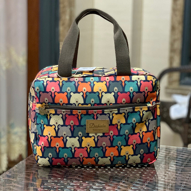Korean Thick Waterproof Large Capacity Lunch Box Bags