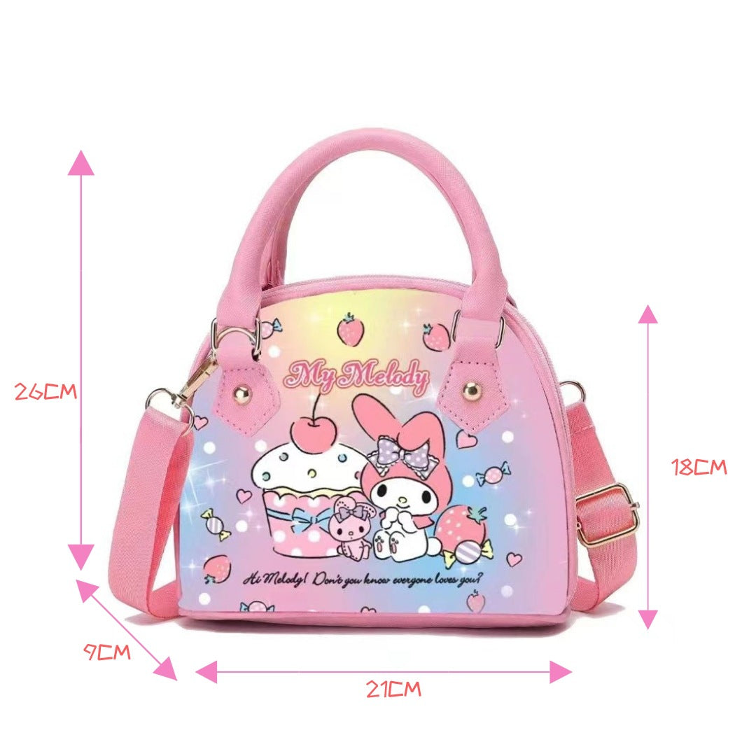 Children's Cartoon Melody Clow Big Ear Dog Crossbody Bags