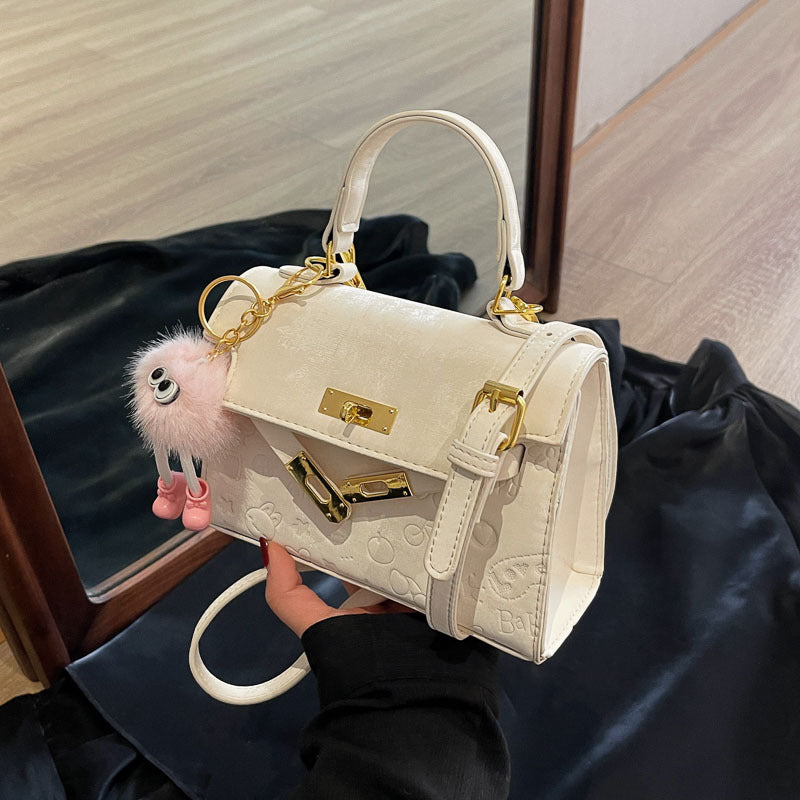 Women's Korean Style Spring Fashion Embossing Kelly Women's Messenger Bag