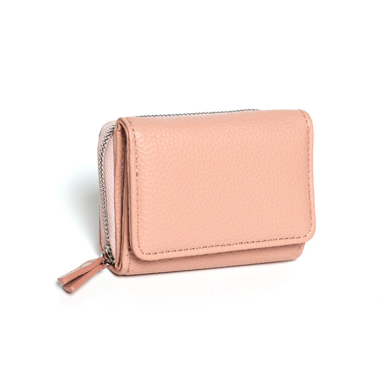 Women's Leather Tactile Feel Mini Short Large Ladies Wallets