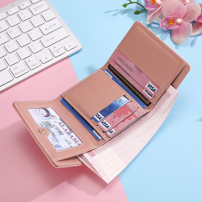Women's Short Fashionable High Sense Quality Ladies Wallet