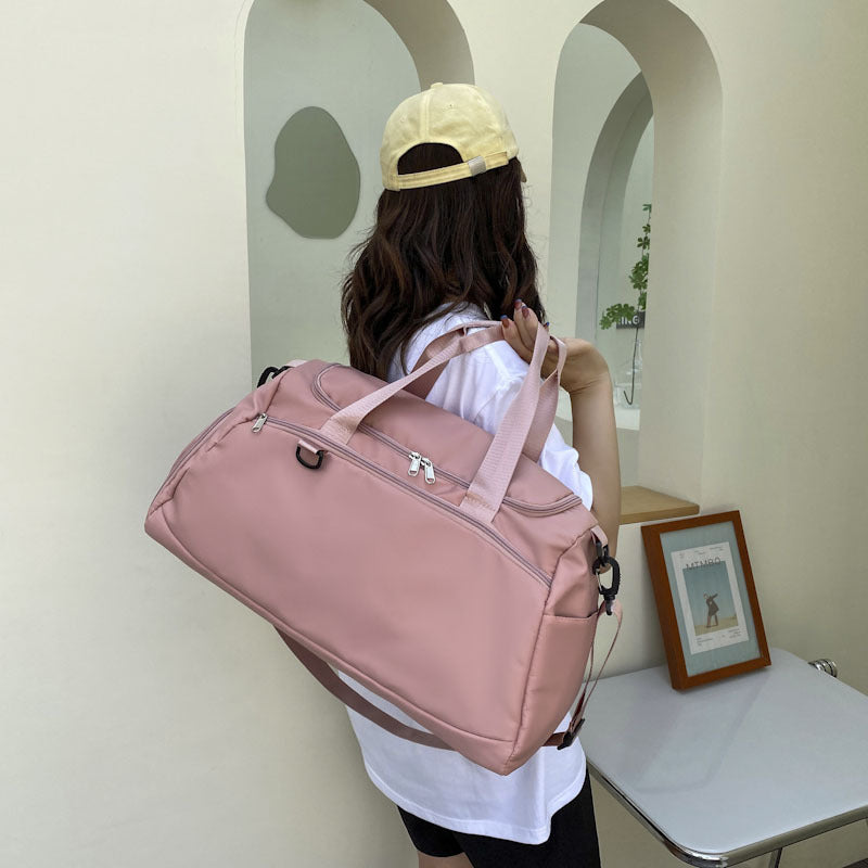 Women's Large Capacity Portable Waterproof Dry Wet Luggage