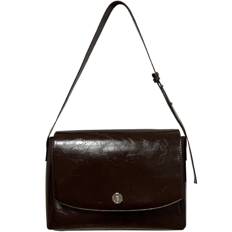 Women's Autumn Niche Design Retro Large Capacity Commuter Women's Shoulder Bag