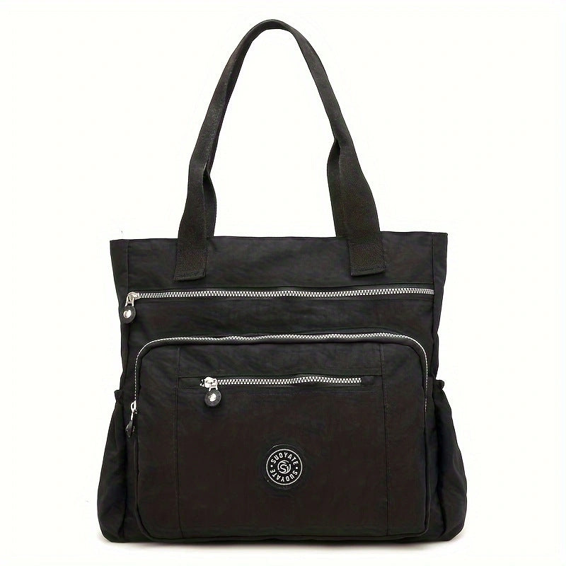 Women's Large Capacity Nylon Cloth Floral Leisure Women's Shoulder Bag